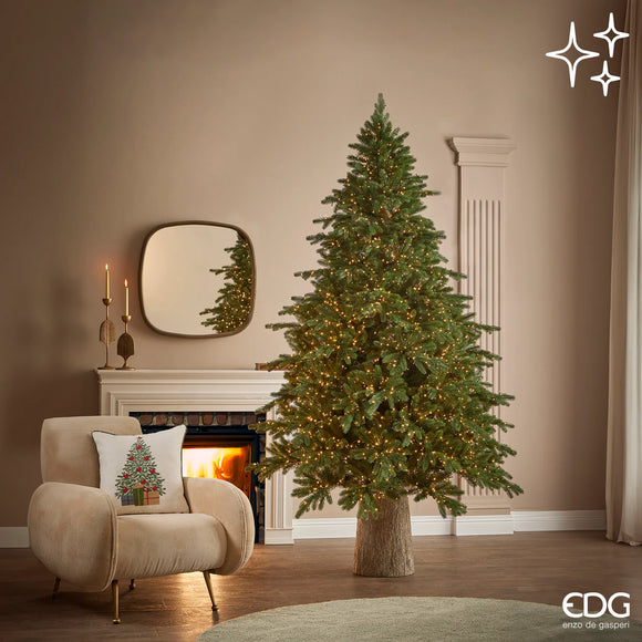 EDG Enzo de Gasperi Albero di Natale Total PE Pino Imperial New H210 cm 4000 Mini Led