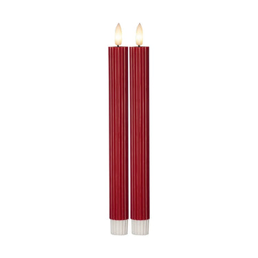 Coppia candele a bastoncino led