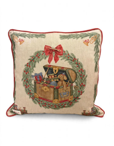 Cuscino arredo “vintage toys” nuvole di stoffa