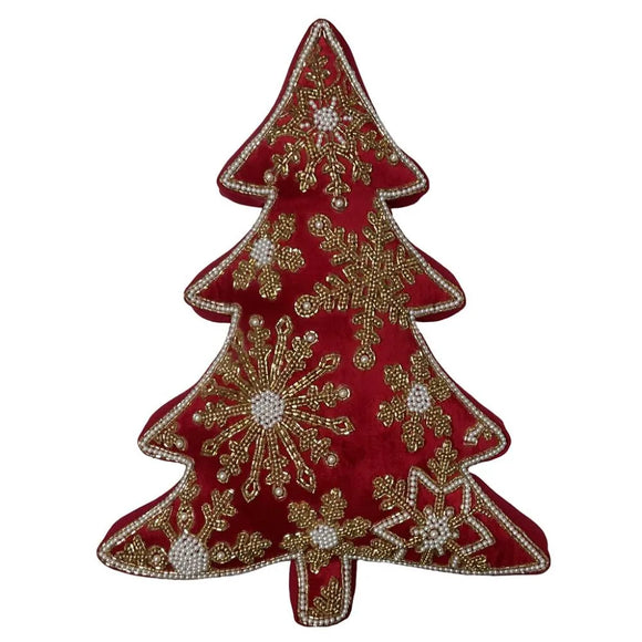 Cuscino albero con applicazioni