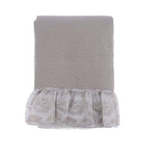 Copriletto letto singolo con gala