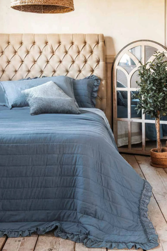 Trapunta completa di copriguanciali