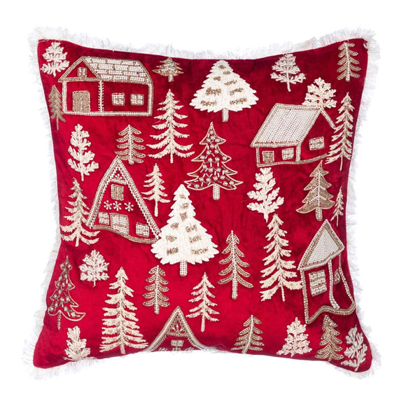 Cuscino con applicazioni