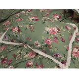 Trapunta gala in sangallo floreale “giada”