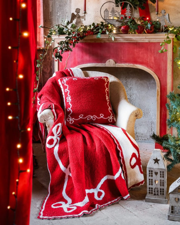 plaid jacquard double face