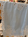 runner blanc mariclo ricamato