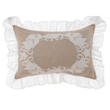 cuscino con applicazioni e gala