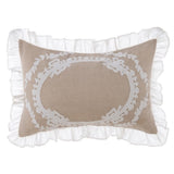 cuscino con applicazioni e gala