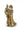 decorazione babbo natale oro