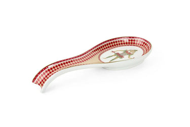 poggiamestolo in ceramica con scatola regalo ''vintage toys'' nuvole di stoffa