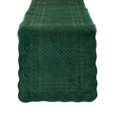 runner in velluto con retro in cotone ''velvet luxury'' nuvole di stoffa