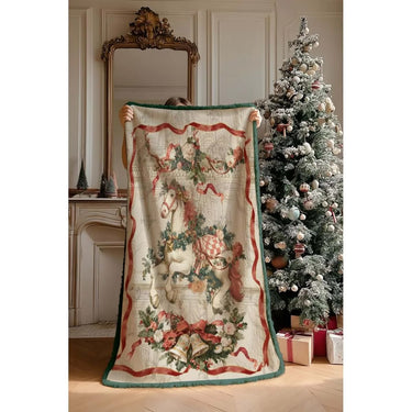 plaid sherpa Blanc Mariclò ''Calessi e Calessini''