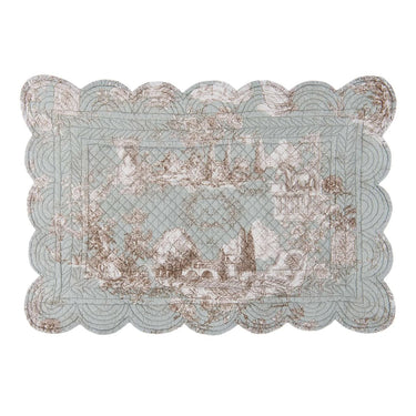 tovaglietta rettangolare Blanc Mariclò ''toile du borgo''